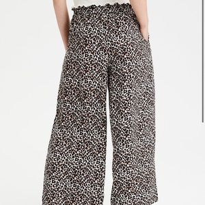 Leopard Pants American Eagle Wide Leg Pants